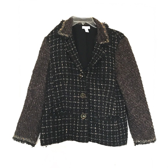 Chico’s Dressy Tweed Blazer - Picture 9 of 9